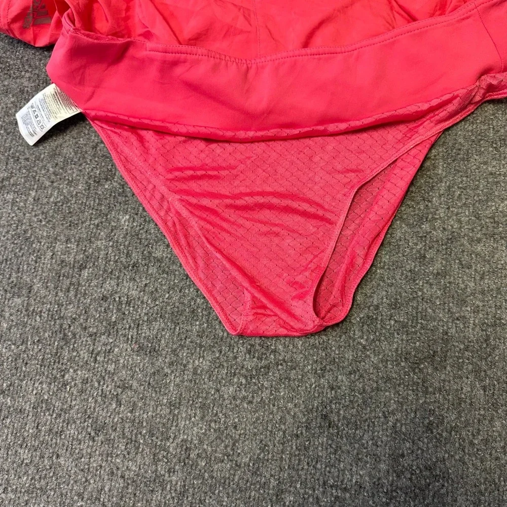 Adidas Shorts Womens Size L Pink ClimaCool Athletic Running Gym Side Stripes